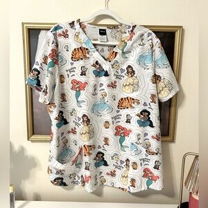 Disney Scrub Top